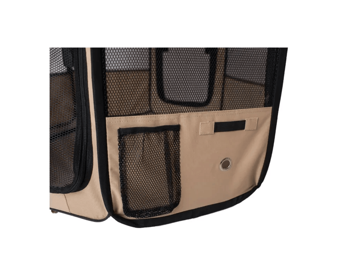 Armarkat Portable Pet Playpen - Blue and Beige, 49x49x24 Inches |FREE SHIPPING USA|