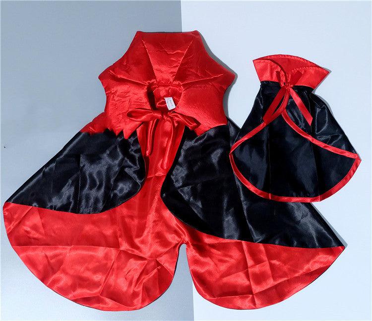 Vampire King Pet Halloween Cape